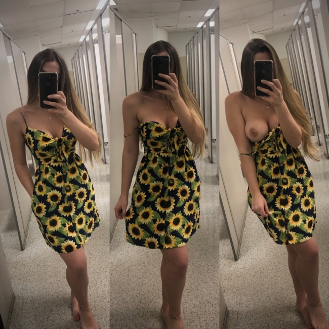 Changing Room Selfies 06