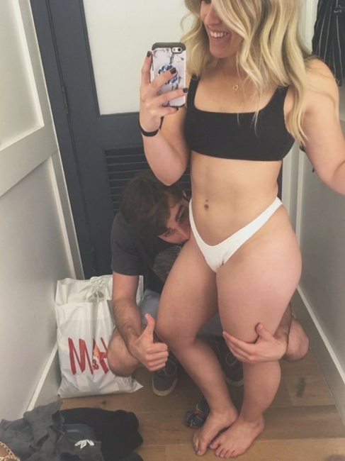 Changing Room Selfies 06