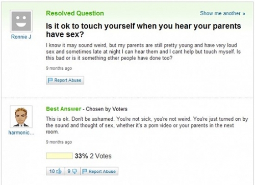 Funny Yahoo Answers