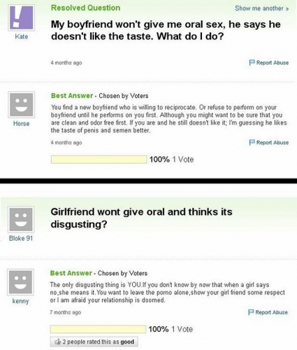 Funny Yahoo Answers 01