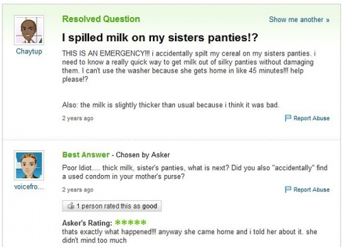 Funny Yahoo Answers 04