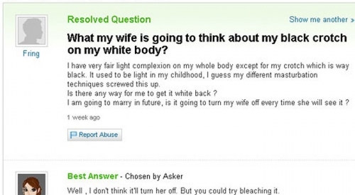 Funny Yahoo Answers 05