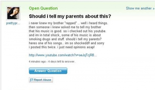 Funny Yahoo Answers 09