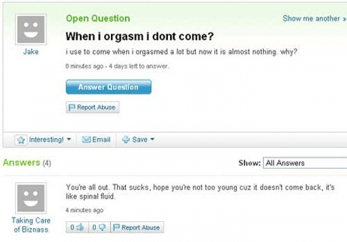 Funny Yahoo Answers 12