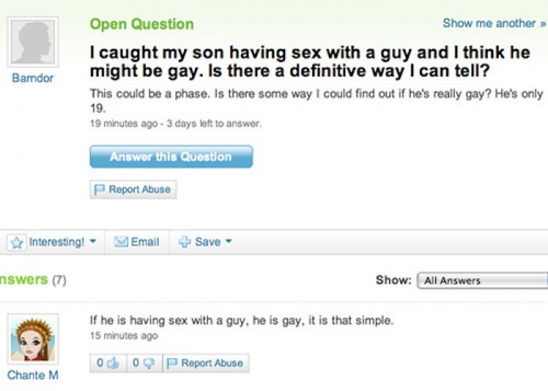 Funny Yahoo Answers 16