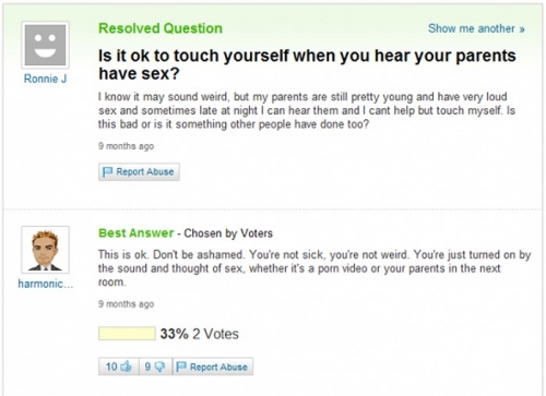 Funny Yahoo Answers 17