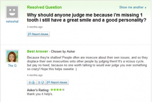 Funny Yahoo Answers 18