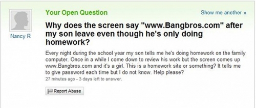 Funny Yahoo Answers 24