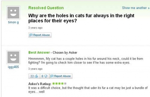 Funny Yahoo Answers 28