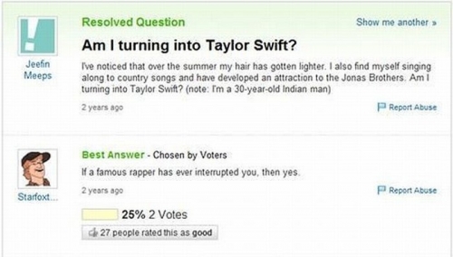 Funny Yahoo Answers 32