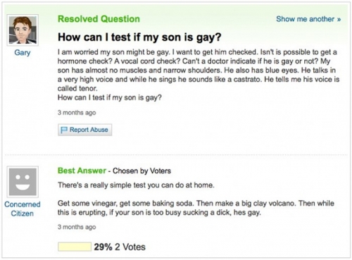 Funny Yahoo Answers 33