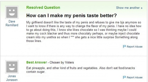 Funny Yahoo Answers 37