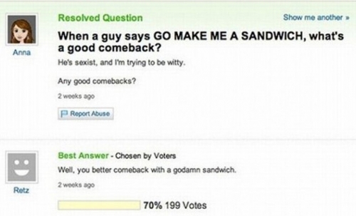 Funny Yahoo Answers 39