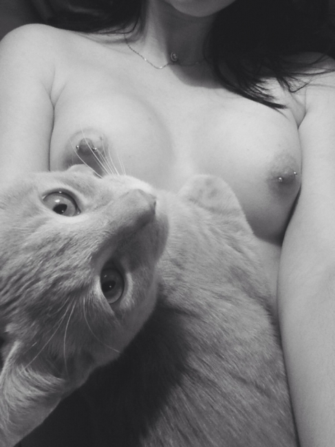 Girls And Cats 28