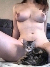 Girls And Cats 13
