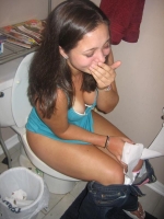 Girls Caught Sitting On The Loo 08