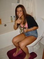 Girls Caught Sitting On The Loo 16