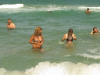 Girls Frolicking In The Surf 12