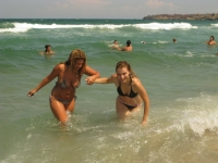 Girls Frolicking In The Surf 20