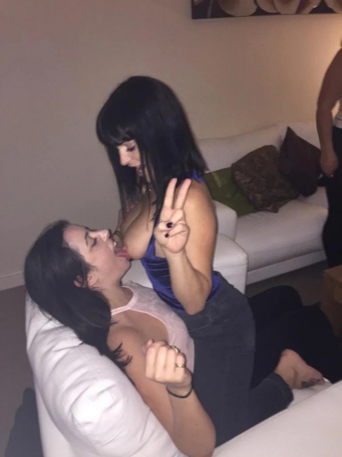 Girls Licking Girls Boobs 32