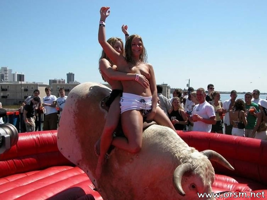 Mechanical Bull Flashing.