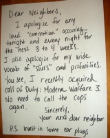 Messages To Neighbours 09