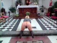 Naked In Church 07