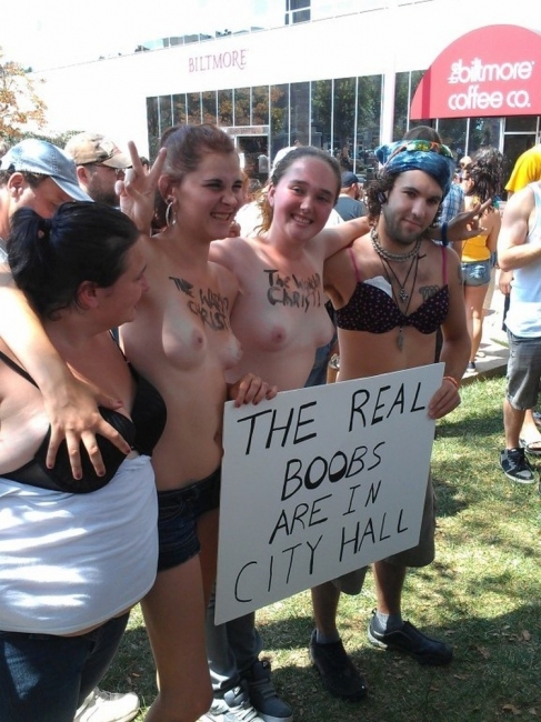 Nude Protesters 13