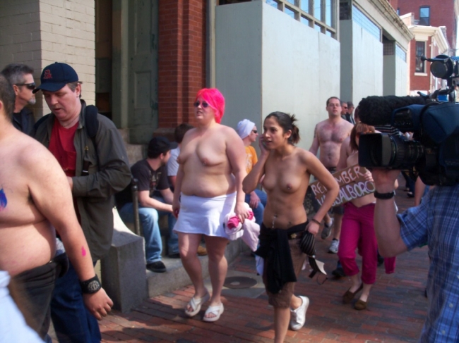 Nude Protesters 17