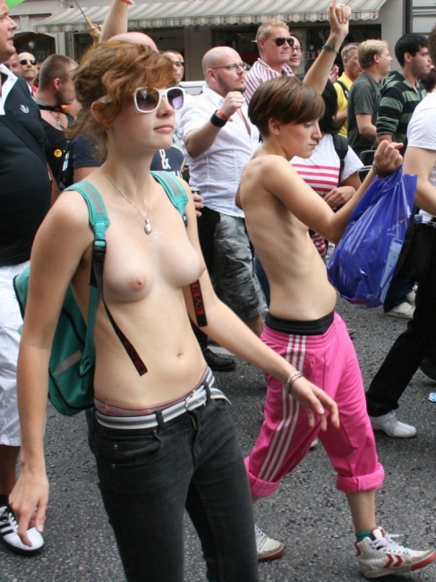 Nude Protesters 34