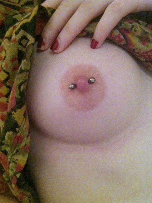 Pierced Nipples 25