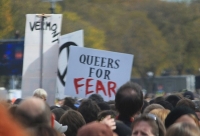 Protester Signs 40