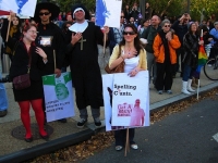 Protester Signs 30