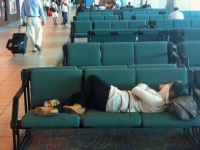 Sleeping In The Airport 02