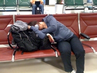 Sleeping In The Airport 12