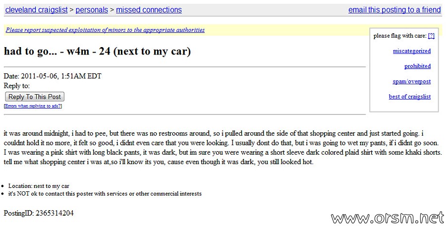 Craigslist Oc Escorts