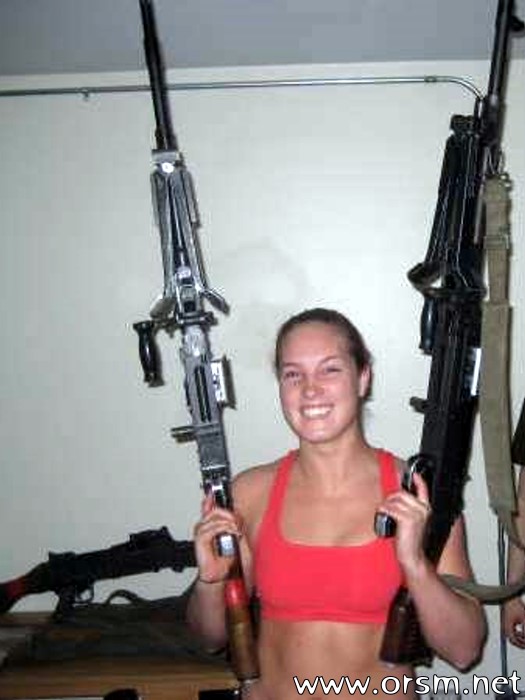 Naked Women Shooting Guns