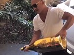 $50k Of Armand De Brignac Champagne Goes Down The Drain
