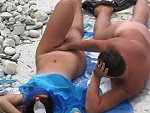 Couple Don't Really Need Privacy To Fuck On The Beach
