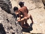 Couple Fuck By The Ocean But Don't Know They Have A Watcher
