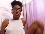 Cute Black Chick Makes An Orgasm Vid To Send Her Bf
