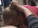 Gives Her A Helping Hand To Suck His Dick
