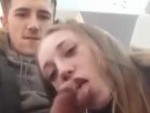 Good Girl Blowing A Dick On The Train
