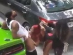 Thug Getting Head In The Parking Lot
