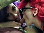Two Punk Chicks Share A Blowjob And Its Fantastic

