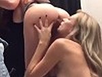 Two Very Hot Girls Eat Pussy In The Fitting Rooms

