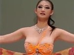 Belly Dancers Nipples Fall Out Of Her Top
