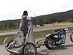 Biker Built A Kickass Chariot For His Bike