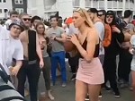 Blonde Can Throw A Ball
