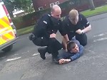 Brit Cops Rough Some Young Guys Up
